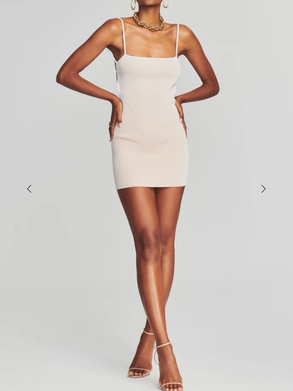 SEROYA Emerson Dress in Beige Small